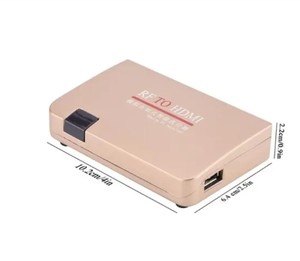 ตัวแปลง RF เป็น <span class=keywords><strong>HDMI</strong></span>, แปลงสัญญาณโคแอกเชียลคอมโพสิต RCA เป็น HD 1080P พร้อมรีโมทคอนโทรลสำหรับ VCR HDTV จอภาพ - Product Image 3