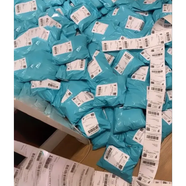 Kustom Dicetak Ramah Lingkungan Pengiriman Pakaian Amplop Poli Mailer Kurir Flyers Kemasan Tas Surat Plastik Dapat Terurai