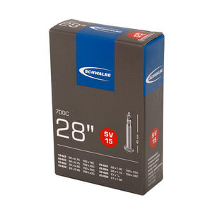 Chambre à air pour vélo Schwalbe 700C 28 pouces, valve Presta 40 mm, pour vélos de route et de ville - Product Image 1