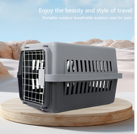 Sac à dos de transport pour animaux de compagnie, moderne et classique, avec fermeture à bouton pour chats et chiens - Sac de voyage durable approuvé par les compagnies aériennes