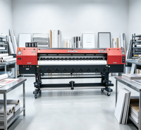 Impresora Digital Comercial de 3200 mm con Tinta Eco Solvente, 2 Cabezales de Impresión I3200, Impresora de Formato Ancho para Pancartas de Vinilo y Pósters