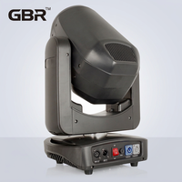 Projecteur à tête mobile 380W/311W Beam 2 °   Projecteur de scène professionnel à double prisme à angle de faisceau étroit, 16 canaux DMX, pour location et événements