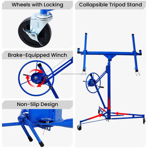 Alat Angkat <span class=keywords><strong>Drywall</strong></span> <span class=keywords><strong>16</strong></span> kaki, Pengangkat <span class=keywords><strong>Panel</strong></span> Sheetrock, Dongkrak Dolly <span class=keywords><strong>Lift</strong></span>, Alat Konstruksi, Pengangkat <span class=keywords><strong>Panel</strong></span> Sheet Rock, Dongkrak Dolly <span class=keywords><strong>Lift</strong></span> - Product Image 4