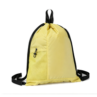 Sac à dos léger pliable et imperméable avec cordon de serrage pour la gym, la randonnée, la course à pied, le basketball, le rangement et les activités sportives