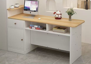 Cashier Counter Simple Modern Small Clothing Store Convenience Store Desk Front Desk Reception Desk - Product Image 5
