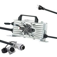 Chargeur de batterie de chariot de golf professionnel ZAYNE ZCH-6, directement de l'usine, LiFePO4, étanche IP67, 36V 48V 20AMP