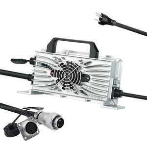 Cargador de Batería Profesional ZAYNE ZCH-6 de Fábrica Directa, LiFePO4 IP67, Impermeable, Integrado, 36V 48V 20AMP, para Carrito de Golf - Product Image 5