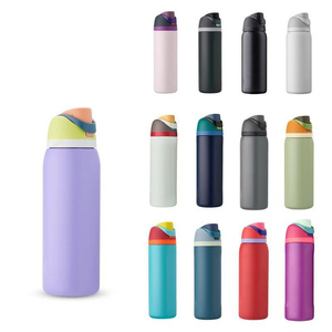 Dd3534 Stock 40oz Vacuum Insulated Eco-Friendly Temperature Display Stainless Steel Sports Travel Car School Water Bottle Straw - Product Image 5