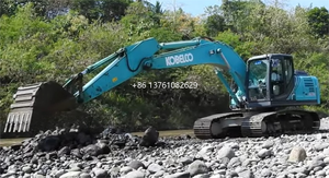 Pelleteuse d'occasion de haute qualité KOBELCO SK200 SK200earth-moving d'excavatrice sur chenilles d'occasion compacte - Product Image 6