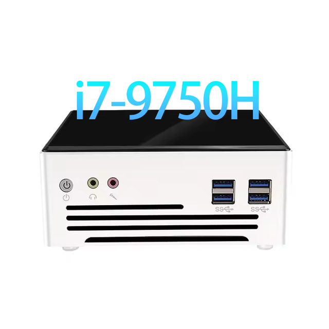 I7-9750H High Performance Mini PCs DDR4 M.2 DP Supports HD Output Gaming Entertainment Home Office Multi-screen Output