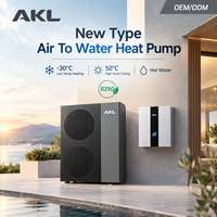 Pompe à chaleur air-eau EVI DC Inverter R290 6-22KW 75 ° Monobloc pour le marché allemand avec boîtier hydro mural intérieur ErP A++