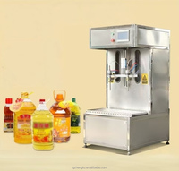 Machine de remplissage d'huile lubrifiante Baril et pochette en gros d'usine Huile d'olive Liquides visqueux Application alimentaire Type d'emballage de canette