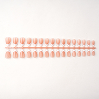 Pointes d'Extension d'Ongles en Gel Acrylique Souple de 16 Tailles, Pointes d'Ongles Pré-préparées, Vente en Gros, Courtes, Noir, Amande, Pointes Françaises, 160 Pièces
