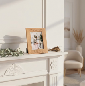 Cadre photo en bois personnalisé gravé au laser – Nom de famille, adresse, Notre première maison, Cadeau de pendaison de crémaillère, Souvenir de nouvelle maison – Vente en gros OEM - Product Image 5