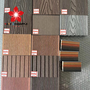 Uv-ổn định bên ngoài rắn không thấm nước và chống ăn mòn WPC gỗ-nhựa sàn <span class=keywords><strong>Composite</strong></span> bề mặt, hai màu tùy chỉnh - Product Image 6