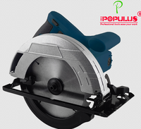 Scie circulaire électrique professionnelle IPOPULUS 1600W185mm pour le bois, avec coupe biseautée précise pour la menuiserie et la construction