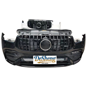 Haute qualité, pour Mercedes-Benz GLE53, GLE63, W166, W167 : Spoilers avant, pare-chocs, phares LED, calandre, <span class=keywords><strong>radiateur</strong></span>, ailes, garde-boue. - Product Image 2