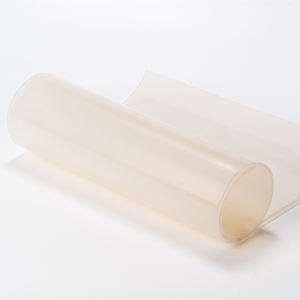 कस्टम 1 मिमी-25 मिमी चिकनी स्पर्श पतली भोजन ग्रेड गर्मी इन्सुलेशन प्रतिरोधी सफेद पारदर्शी जेल शीट रोल सिलिकॉन कटिंग - Product Image 1