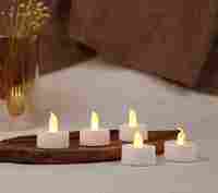Lampe à bougie sans flamme LED multicolore, bougies à effet de flamme réaliste pour la décoration de la maison et les fêtes