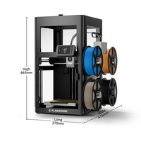 Imprimante 3D FDM multicolore haute vitesse Flashforge AD5X, nivellement automatique, volume d'impression 220x220x220mm, impression 4 couleurs IFS