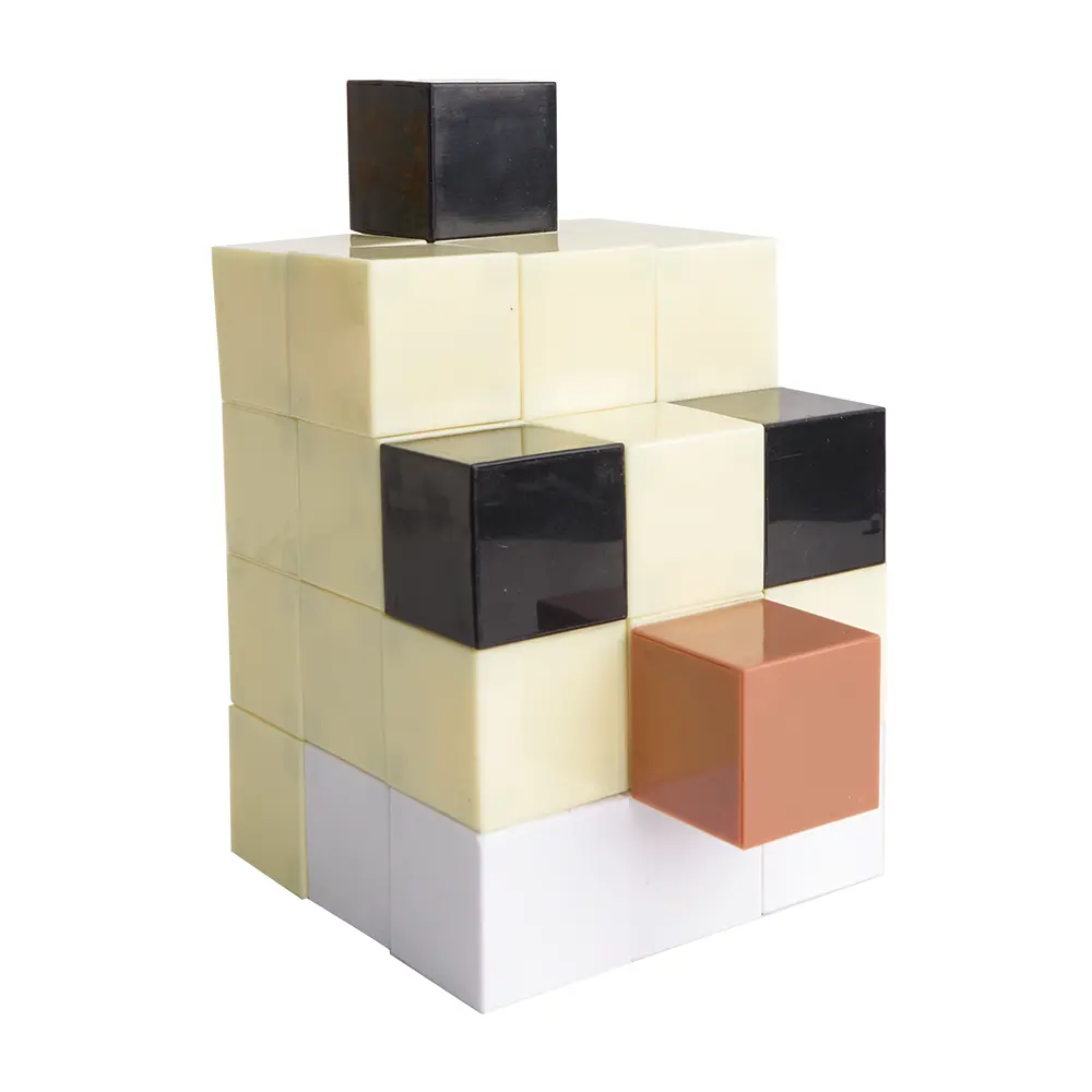 Educational Magic Puzzle Cubes Building Magnetic Blocks for Toddler 3D Magnets Preschool Stem Project