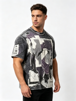 T-shirts personnalisés pour hommes en coton ring-spun, à manches courtes, couleur unie, avec logo imprimé, vente en gros