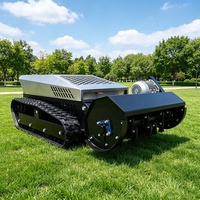 Rasenpflege-Experte Elektrischer Zero-Turn Akku-Rasenmäher - Professioneller Mini-Roboter-Rasenmäher mit Hohem Drehmoment