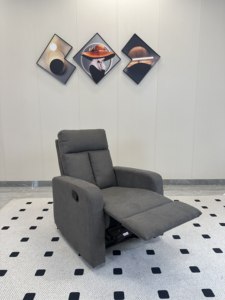 Sillón reclinable eléctrico de lujo extensible con USB para cine, sofá individual, silla de hotel, sofá de hotel - Product Image 2