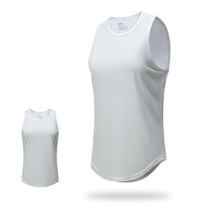 เสื้อกีฬาผู้หญิงแบบแห้งเร็วสำหรับฤดูร้อน เสื้อโยคะวิ่งออกกำลังกายแบบไม่มีแขน เสื้อวิ่งมาราธอน แทร็คแอนด์ฟิลด์ ฟิตเนส แทงค์ท็อป - Product Image 2