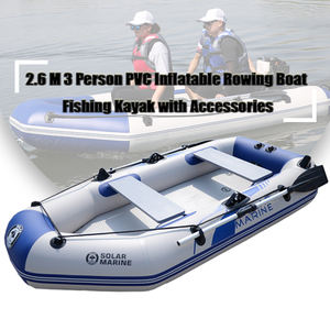 Gommone Gonfiabile Solarmarine B260 2.6m in PVC per 3 Persone, Kayak da Pesca Piccolo con Accessori Standard o Lusso Opzionali - Product Image 5