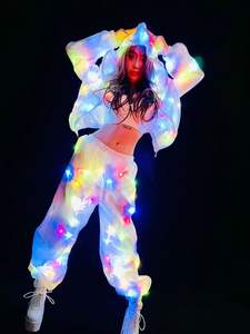 Costume de chanteur pour boîte de nuit lumineuse à LED, vêtement coloré et lumineux, de Performance de scène, - Product Image 6