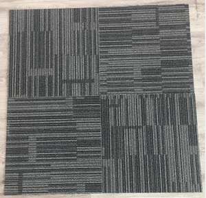 กระเบื้องปูพื้นสี่เหลี่ยมทำจากพีวีซีสำหรับใช้ในสำนักงานเชิงพาณิชย์หรูหราผ้าแจ็คการ์ดลายดอกไม้ทันสมัย - Product Image 3