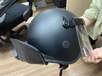 Casque de sécurité anti-impact avec visière, résistant aux coups de couteau, ignifuge, en PC, anti-émeute