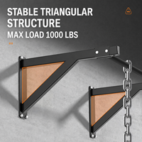 Barre de traction et de musculation murale robuste FRS en acier pour la maison, la salle de sport, l'exercice physique et l'entraînement