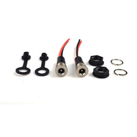 IP68 Wasserdichte 5A SCART DC-Strombuchse SR-DC099 Panelmontage-Stromanschluss 5,5 x 2,1 mm Maßgefertigtes DC-Stromkabel