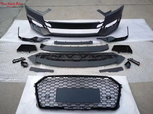 Kits de pare-chocs avant pour <span class=keywords><strong>Audi</strong></span> A4 <span class=keywords><strong>S4</strong></span>, matériau PP, style RS4, kits de carrosserie avec calandre noire pour <span class=keywords><strong>Audi</strong></span> A4 <span class=keywords><strong>S4</strong></span> B9 2017 2018 2019 <span class=keywords><strong>2020</strong></span> - Product Image 3
