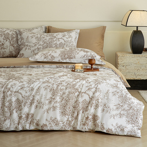 Set di copripiumino in cotone serie quattro pezzi estivi Anne bohémien design medio antico - Product Image 4