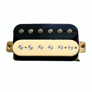Donlis Alnico 2 Magnet bar LP <span class=keywords><strong>Humbucker</strong></span> Guitar Pickup <span class=keywords><strong>Vintage</strong></span> Style in Ivory zebra Colors - Product Image 1