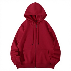 Sudadera con Capucha Unisex de Invierno con Cremallera, Estampada, de Punto Holgado, Transpirable, Ecológica, de Poliéster/Algodón, Venta al por Mayor - Product Image 2