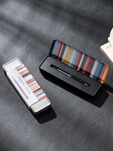 Stylo bille à <span class=keywords><strong>encre</strong></span> huileuse <span class=keywords><strong>CARAN</strong></span> <span class=keywords><strong>D</strong></span>'<span class=keywords><strong>ACHE</strong></span> pour la collaboration Paul Smith ED5 849, en métal, noir, pour étudiant, à pression, coffret cadeau unisexe - Product Image 4