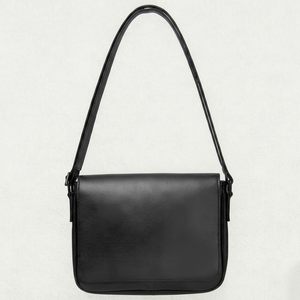 Sac messager en cuir véritable noir pour homme, sac à bandoulière vintage pour les trajets quotidiens et les voyages - Product Image 1