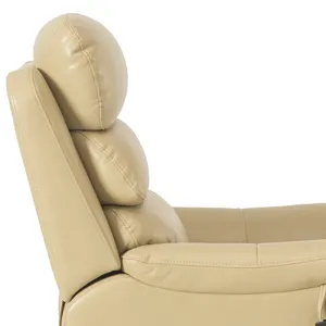 CJSmart Cadeira elevatória reclinável para pessoas baixas, sofá elevatório plano com ajuste de posição infinito e bolso lateral
