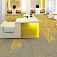 Hohe Qualität PVC Sichern Schalldichte Büro Kommerziellen Teppich Fliesen 25x100cm