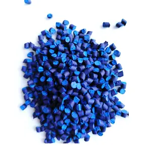 Mélange maître de couleur bleu foncé en plastique de qualité alimentaire