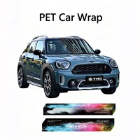 Vinilo Metalizado Brillante para Envoltura de Autos, Película de Cambio de Color, Impermeable, Elástica, Adhesivo Decorativo para Carrocería de Vehículos, de Fábrica