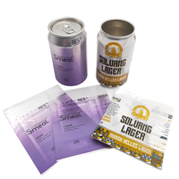 PVC/PET Druck Schrumpf Wrap Hülse Label Für Flaschen Als Nach Größe/Design Wasserdicht