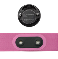 Capteur de fréquence cardiaque intelligent professionnel OEM pour le sport, avec bouton personnalisé, mesure de distance, ECG, ceinture HRM de remplacement, sangle conductrice personnalisée