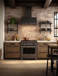 Gabinetes de Cocina Modernos Americanos de Alta Gama Personalizados, Gabinetes de Pared Colgantes Simples Hechos Completamente de Madera Maciza de Roble para Villas - Product Image 5