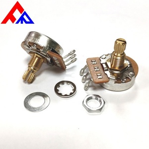 Manufacturer's Direct Sales CTS Same Potentiometer A500K A250K Electric Guitar Bass <b>Knob</b> Volume <b>Copper</b> Shaft Potentiometer - Product Image 2