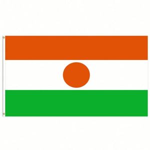 3x5Ft Niger <b>Flag</b> Polyester With Two Brass Grommets Single Layer Wall Hanging Outdoor and Indoor Decor - Product Image 3